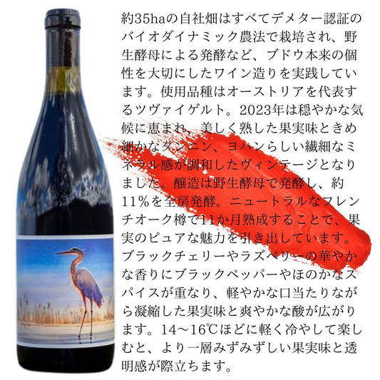Johan Vineyards Zweigelt 2023 / ヨハン・ヴィンヤーズ・ツヴァイゲルト ’23